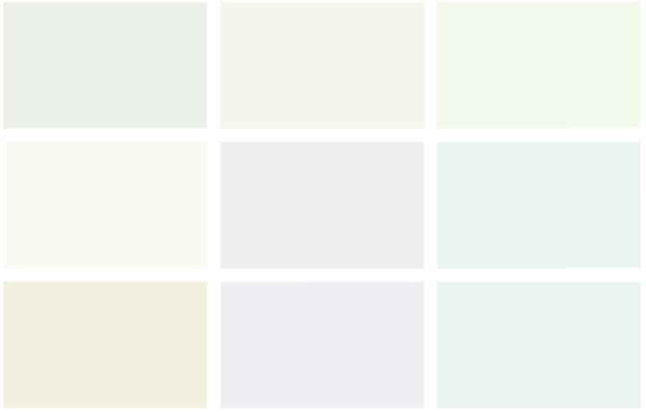 les nuances de blanc