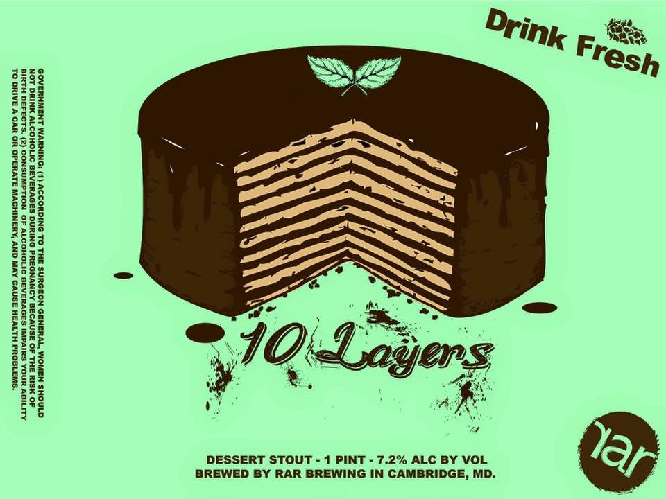 10 layers with mint stout