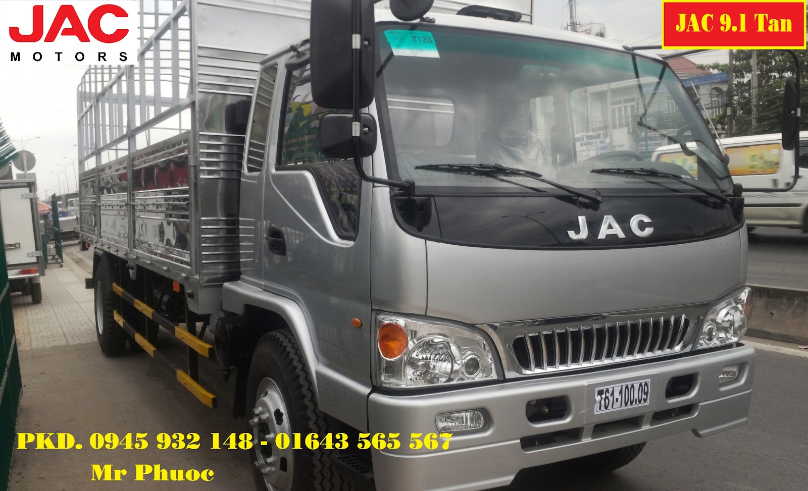 xe tải JAC 9,1 tấn thùng mui bạt, xe tải JAC HFC1383K 9,1 tấn 2016 có máy lạnh
