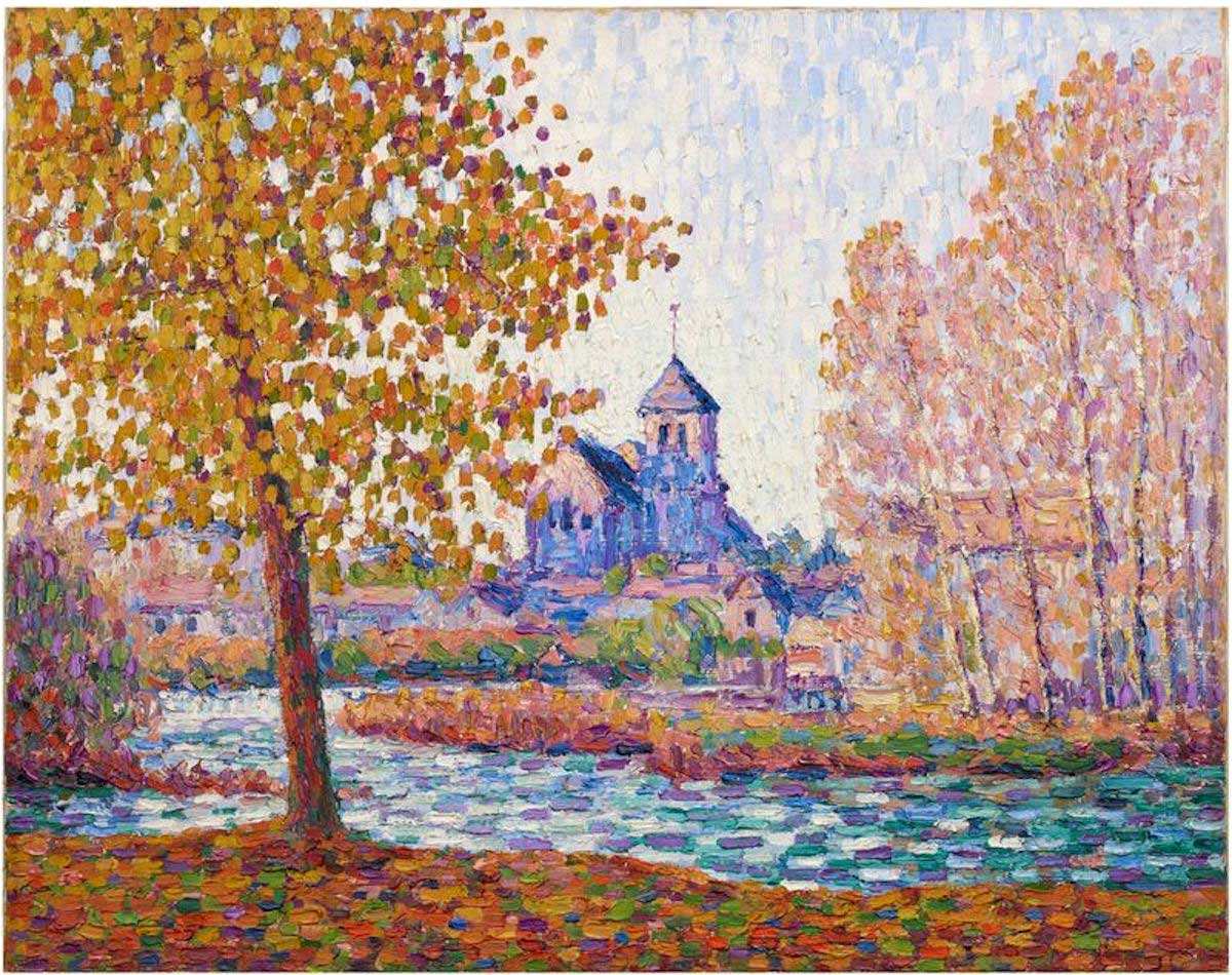francis picabia eglise montigny painting