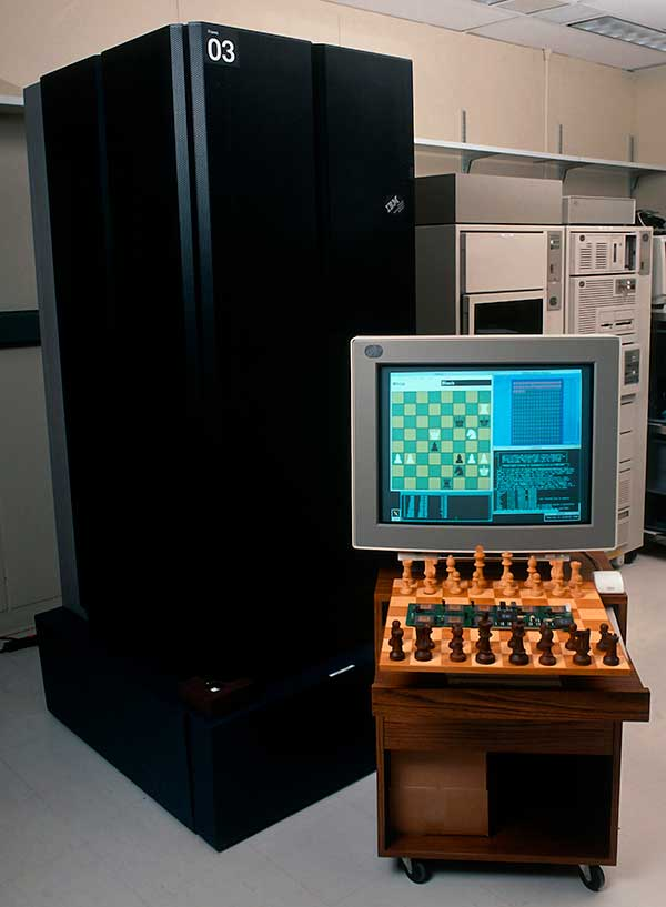 Deep Blue, 
Deep Blue by IBM, 
Garry Kasparov, 
chess-playing expert system, 
world champion Garry Kasparov, 

