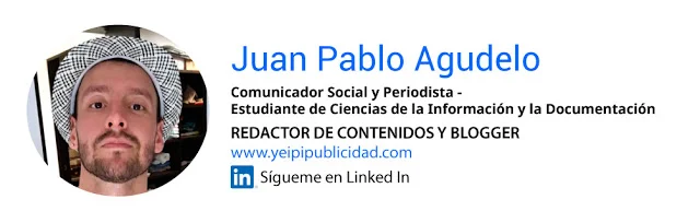 Redactor Juan Pablo Agudelo Linkedin