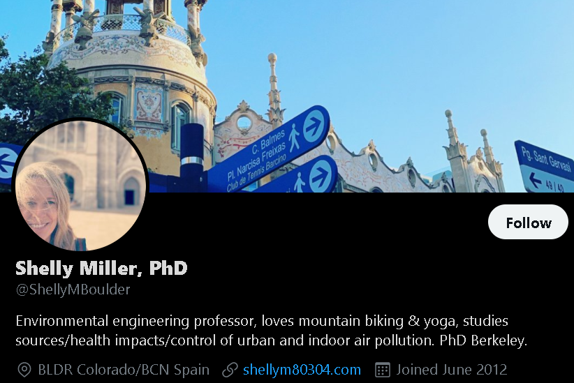 Dr. Shelly Miller - Air Quality Influencer