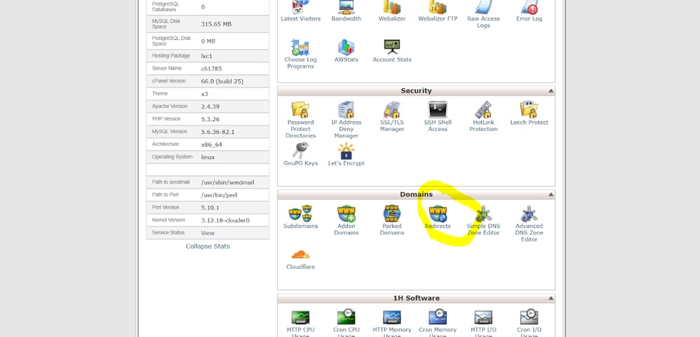 Redirecionamentos de DNS