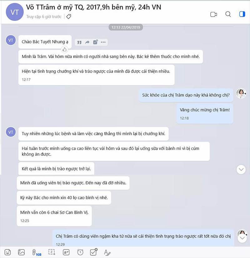 Phản hồi tích cực từ người bệnh về hiệu quả sử dụng bài thuốc điều trị trào ngược dạ dày tại Thuốc dân tộc Phản hồi tích cực từ người bệnh về hiệu quả sử dụng bài thuốc điều trị trào ngược dạ dày tại Thuốc dân tộc