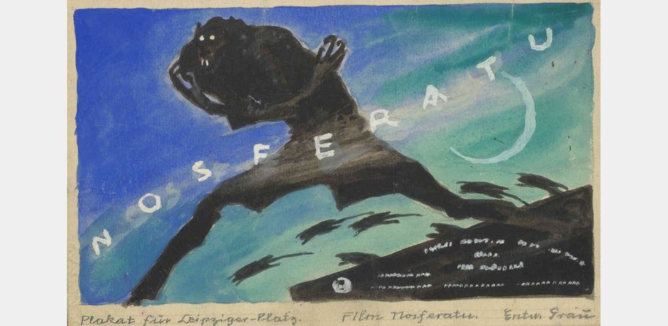 Nosferatu film poster 1921.