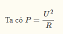 Một điện trở thuần R được mắc vào nguồn xoay chiều có điện áp hiệu dụng không đổi, công suất tiêu thụ là P . Nếu giảm điện trở còn một nửa thì công suất tiêu thụ sẽ là