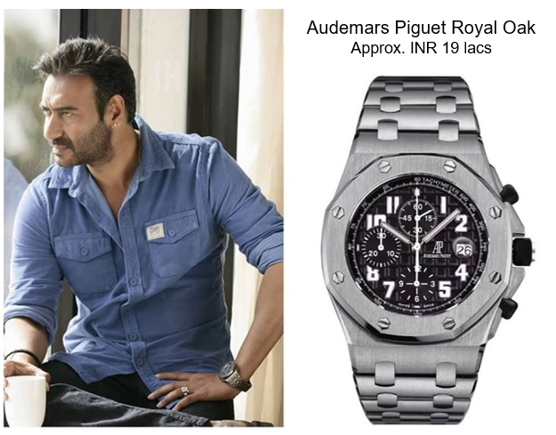 Ajay Devgan’s Audemars Piguet Royal OAK Off-shore Steel Black Dial Watch.png
