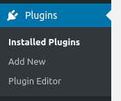 wordpress dashbord plugins options