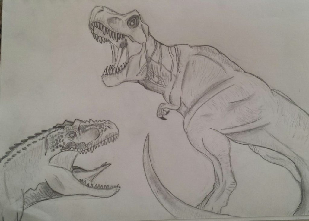 D. rex vs T. rex by Primalk