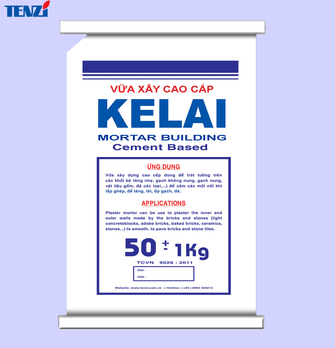 Vữa xây gạch bê tông nhẹ cao cấp KELAI-B của Tenzi