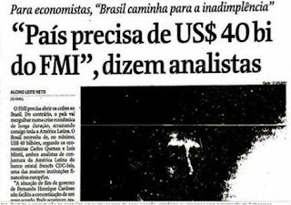 Há 12 anos, FHC pedia o colo do FMI - Vermelho