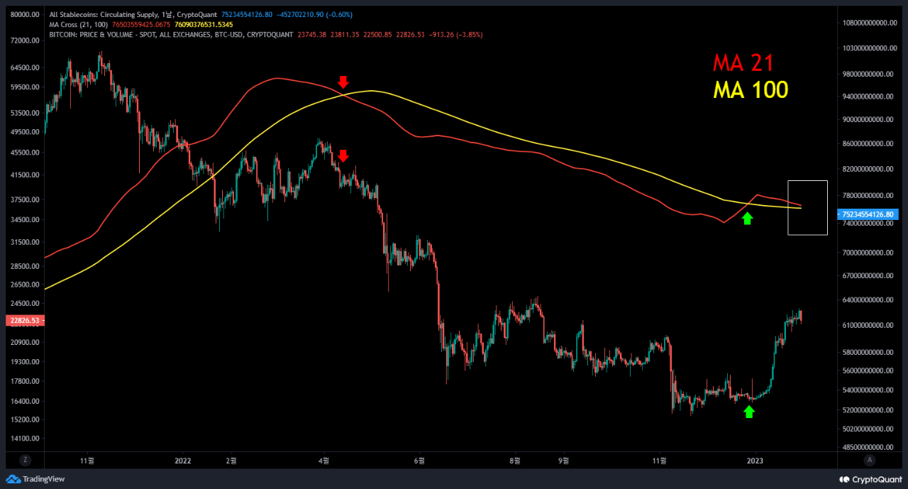 Another crypto bear market may be looming if the stablecoin supply diminishes - 1