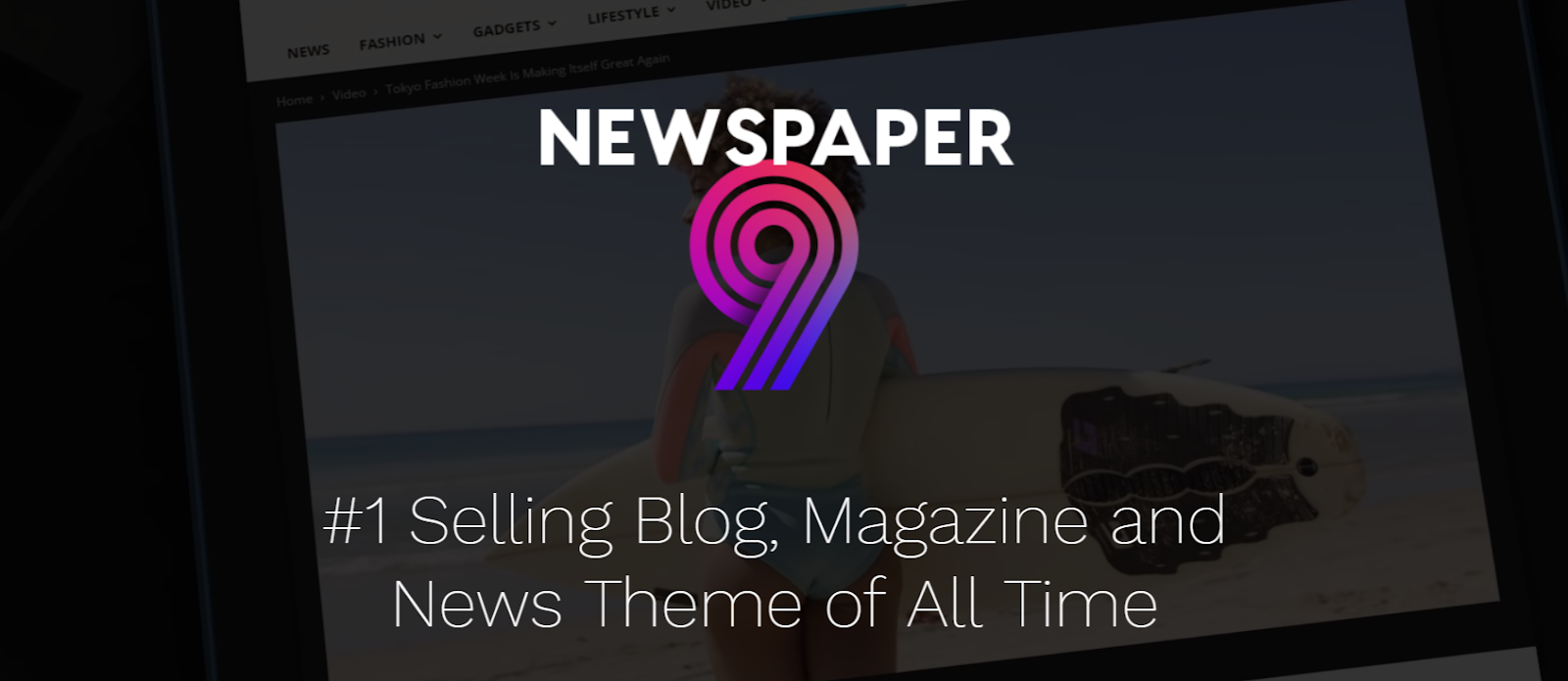 Newspaper 9 best WordPress theme