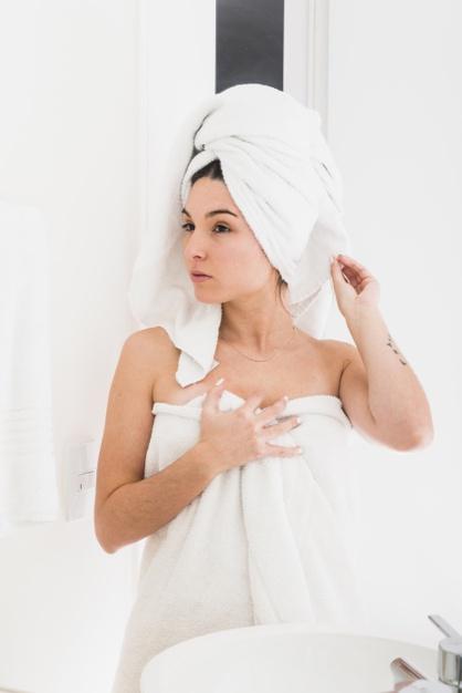 Image result for GIRL IN TOWEL