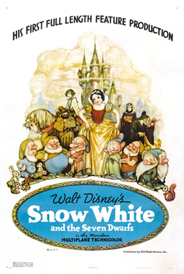 Snow White and the Seven Dwarfs - complete list of disney movies