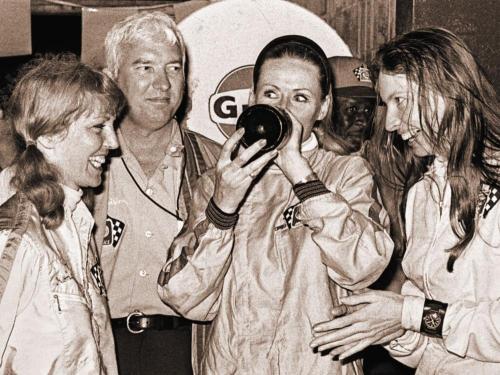 C:\Users\Valerio\Desktop\Judy Kondriatieff, Rosemary Smith and Janet Guthrie celebrate a class win at Sebring, in 1968 I think. Rosemary has gone through an endurance race without smudging her mascara. Respect..jpg