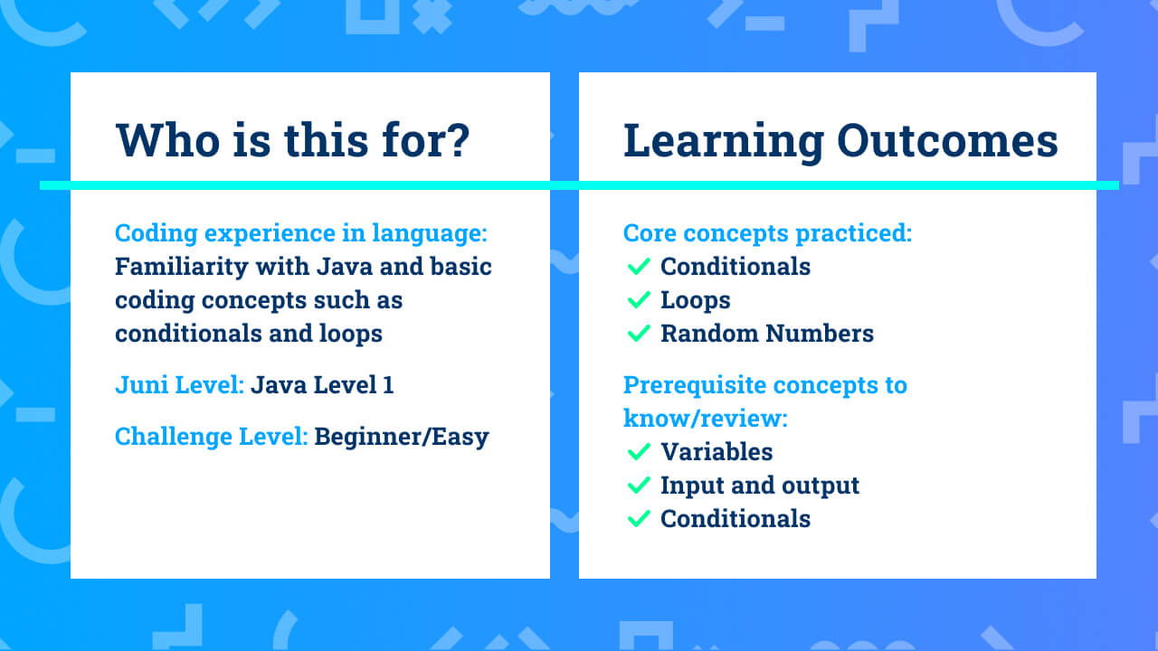 The learning outcomes for beginner Java coding project rock paper scissors.