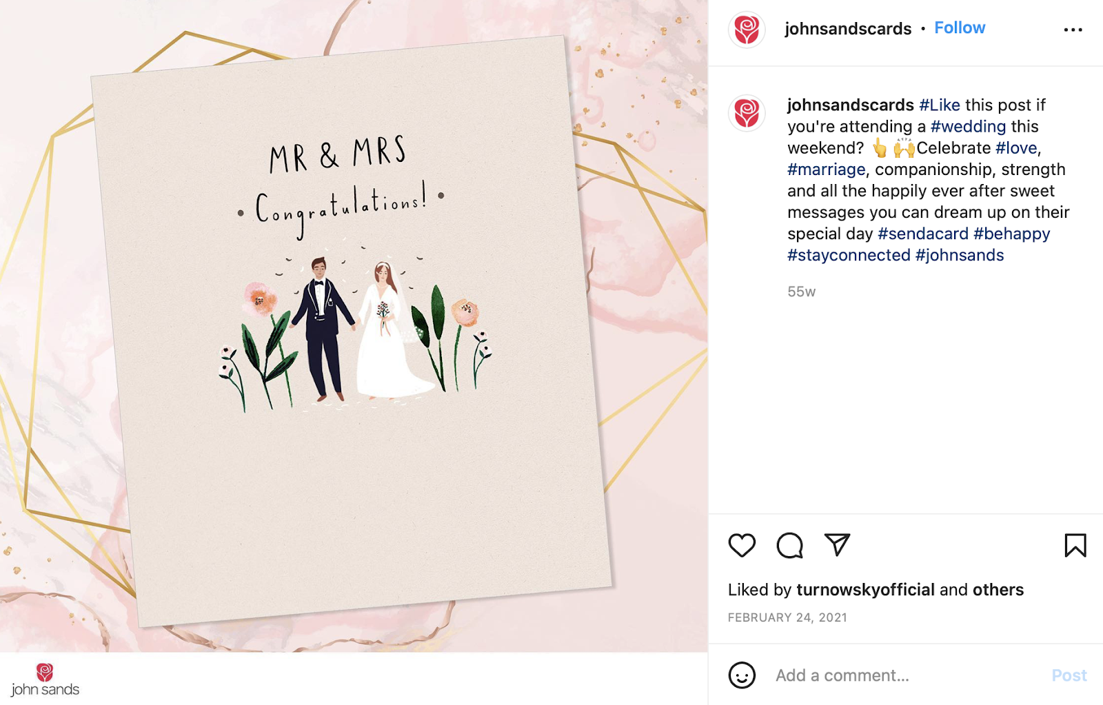 wedding card idea on Instagram for your family