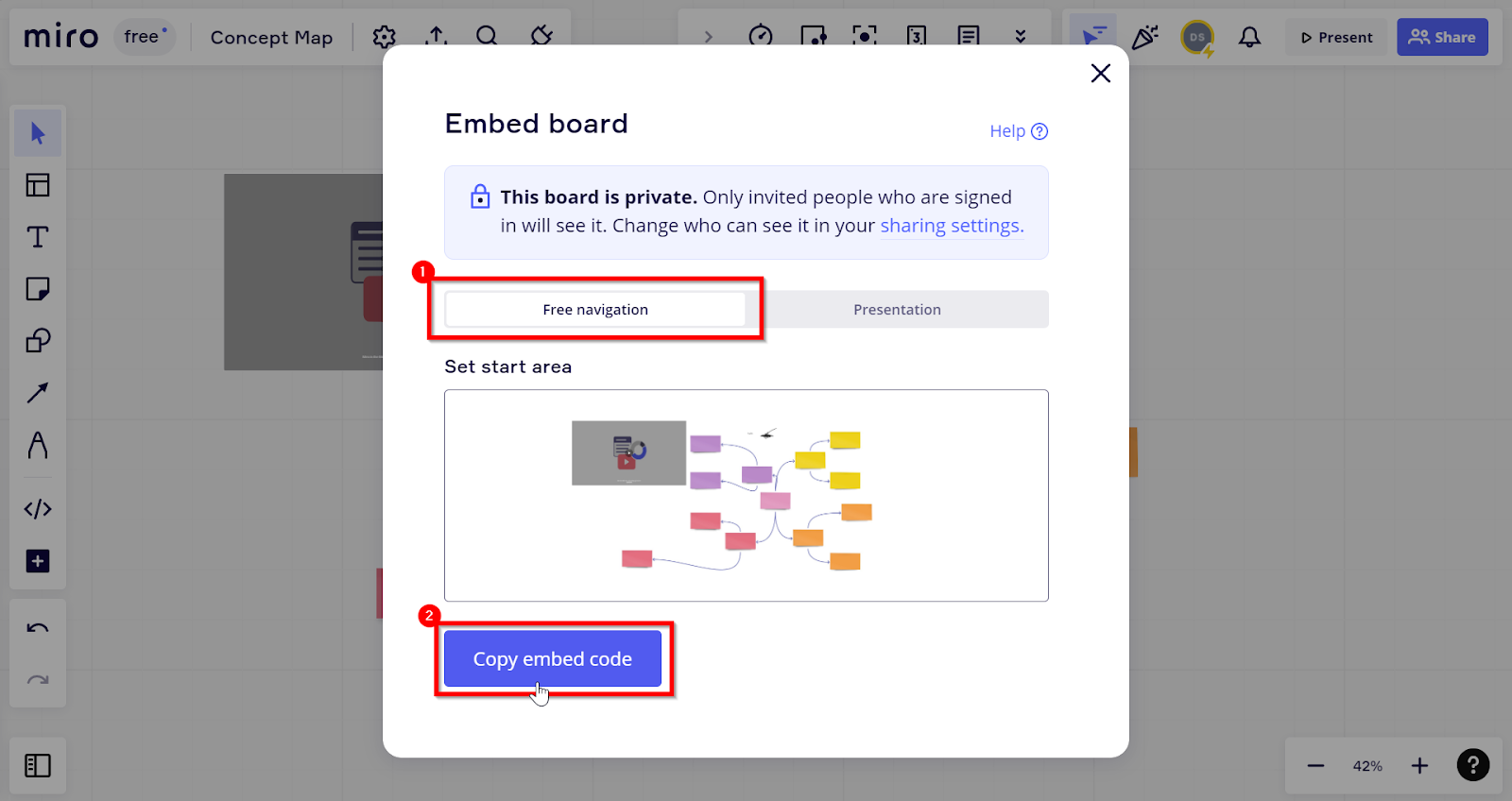 A Sample Whiteboard and Games in Miro 