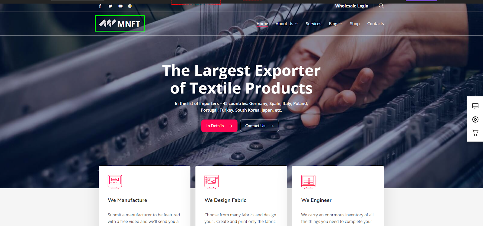 Manufacturer - Supplier, Manufacturer, Factory and Industry WordPress Theme