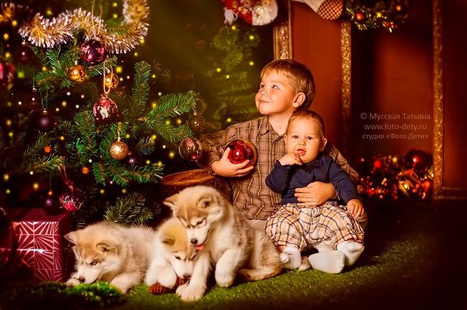 Bilder für das Silvester-Fotoshooting für Jungs