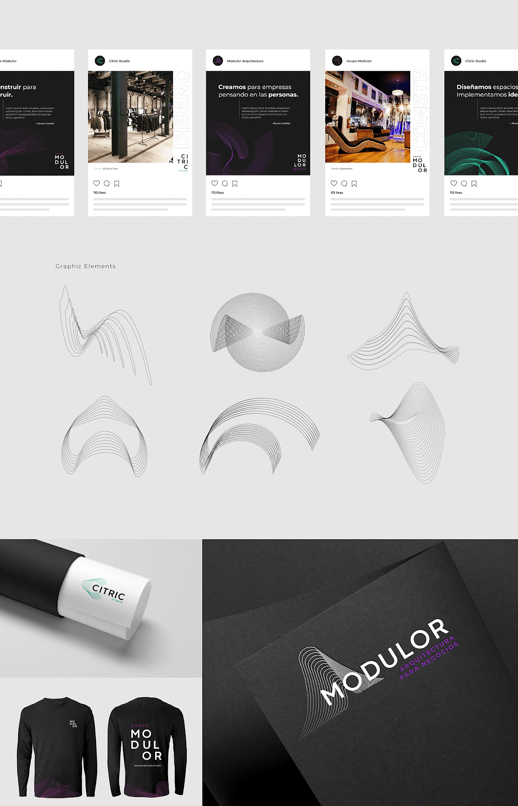 arquitect arquitecture brand branding  design Modulor poster rebranding Retail studio
