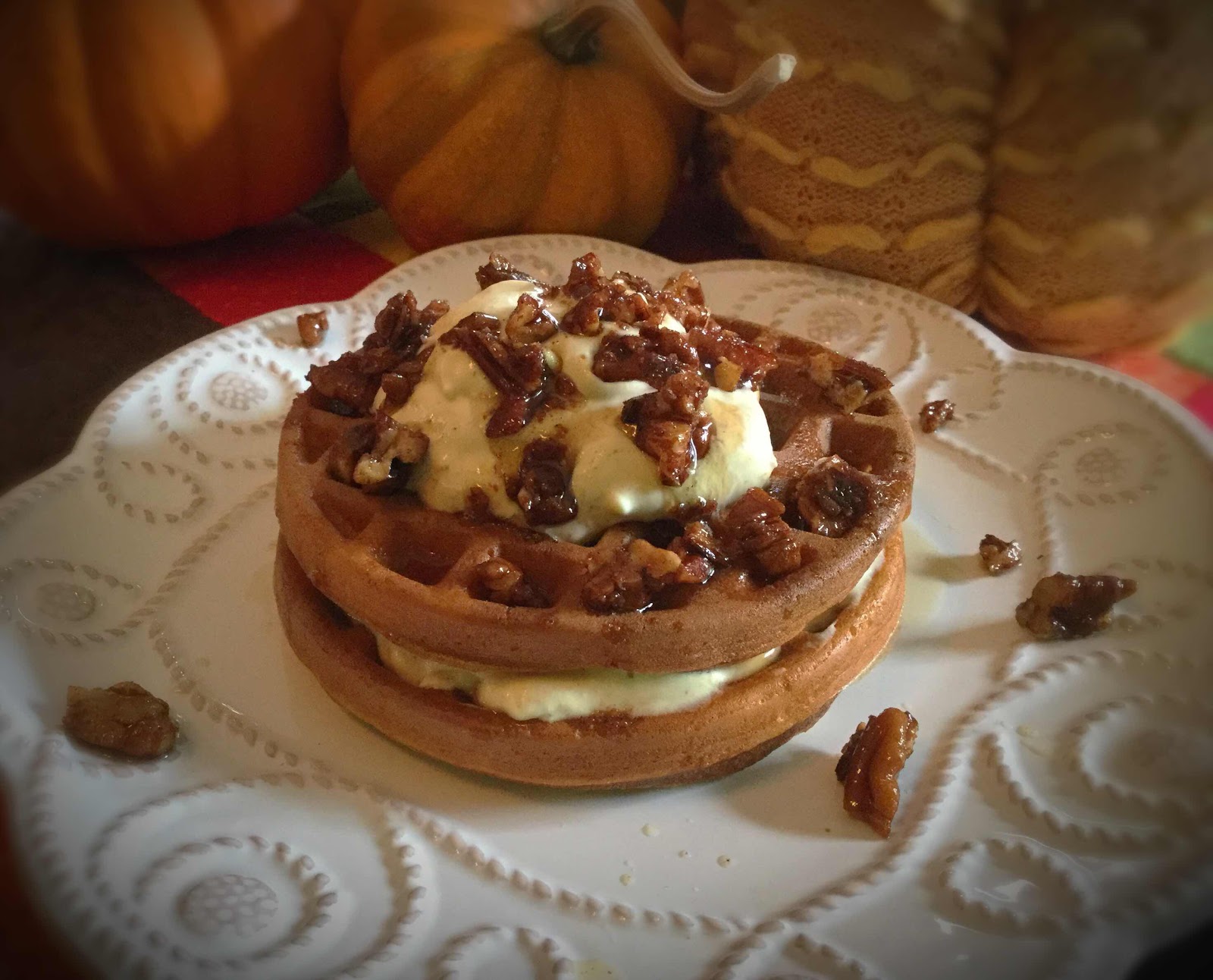 Pumpkin Spice Chaffles