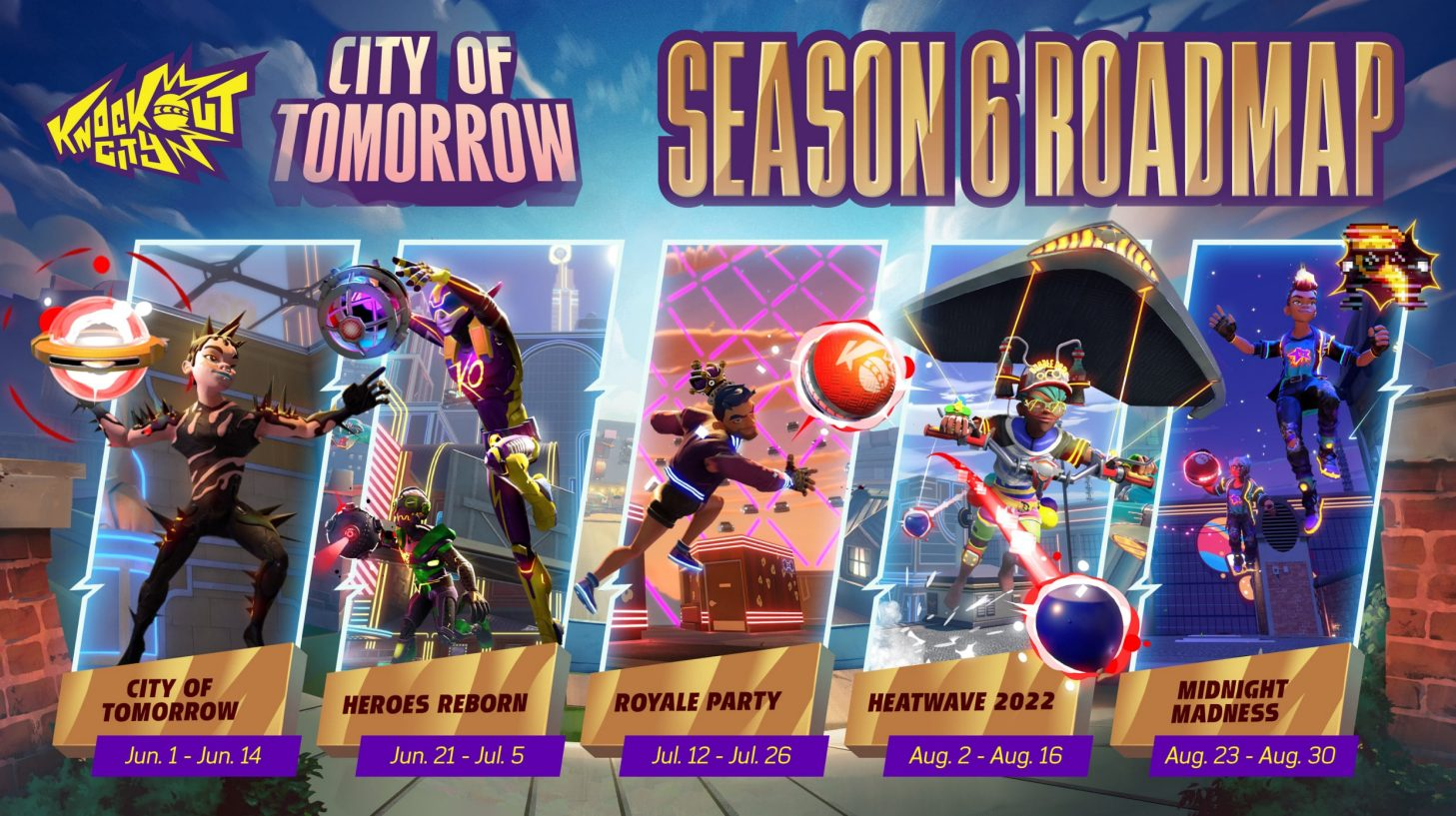 The dodgeball-inspired Knockout City launched new Season 3: H@CKeD