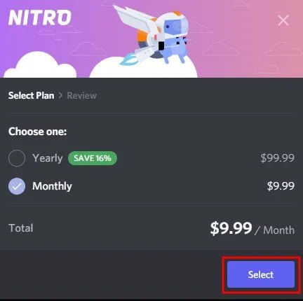 an offer for discord nitro subscribers