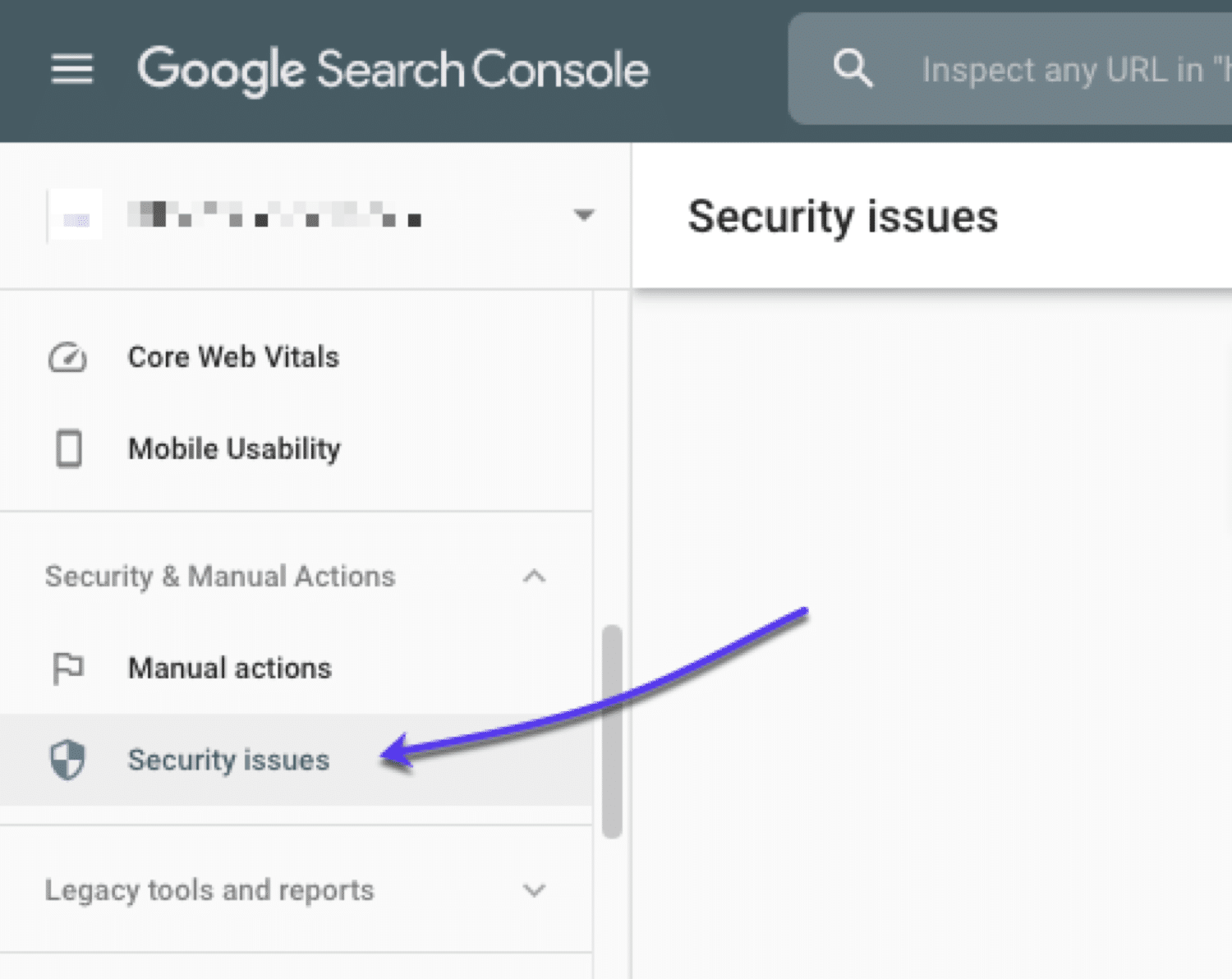 Cách xem mọi vấn đề bảo mật trong Google Search Console (cre: kinsta)