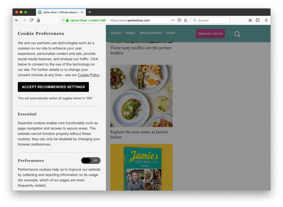 jamie-oliver cookie preferences