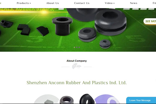 An image showing the product page of Anconn Rubber