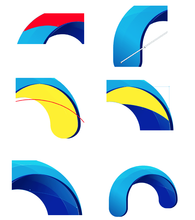 passo 18 logotipo 3d 
