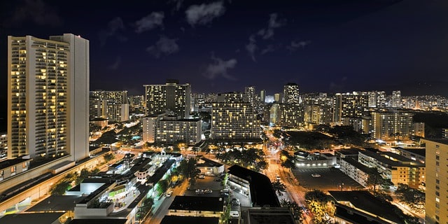 Waikiki, HI Skyline
