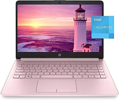pink hp premium 14 inch laptop