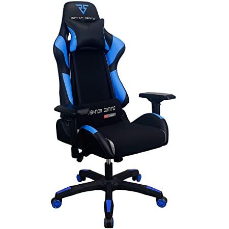 Amazon.com: Raynor Gaming Energy Pro Series Gaming Chair Ergonomic Outlast  Technology High-Back Racing Style Height Adjustable 4D Armrests Mesh and PU  Leather with Lumbar Support Cushion and Headrest Pillow, Blue : Home
