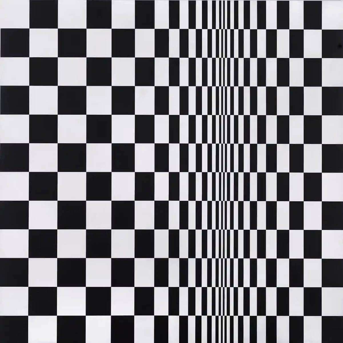 bridget riley movement op art