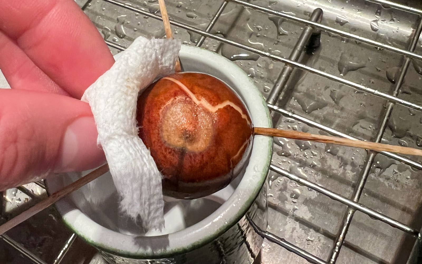 cleaning avocado seed