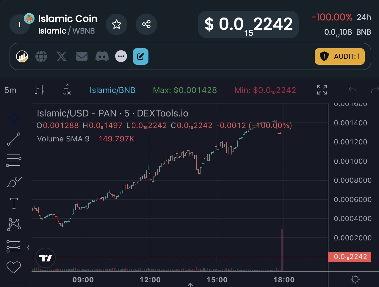 Islamic coin, BNB chain