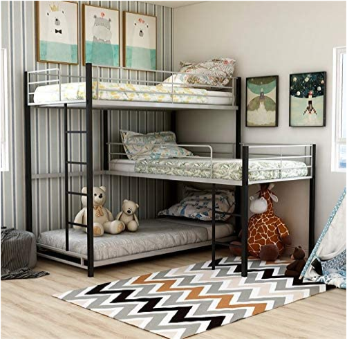 L shaped bunk bed for kids rooms