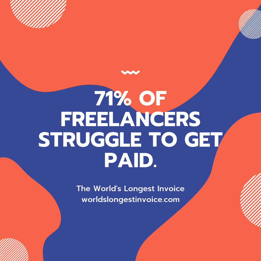 71% of freelancers struggle to get paid