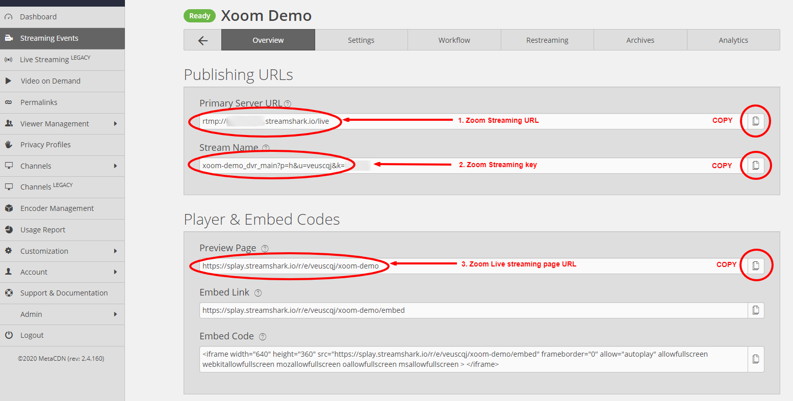 Integrating and Extending your Zoom Meetings with StreamShark