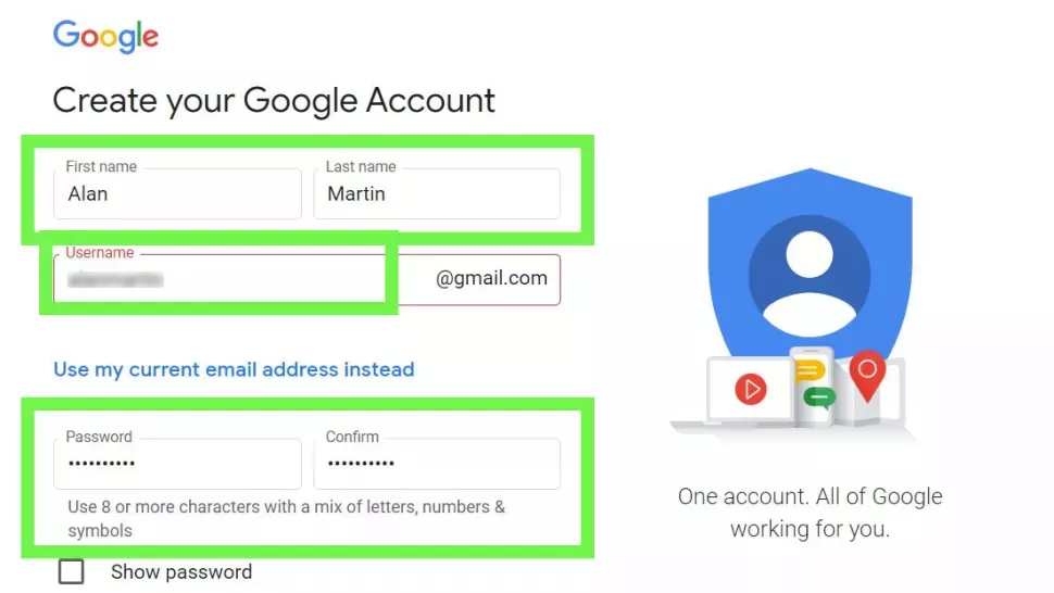 طريقة انشاء حساب gmail  بسهولة