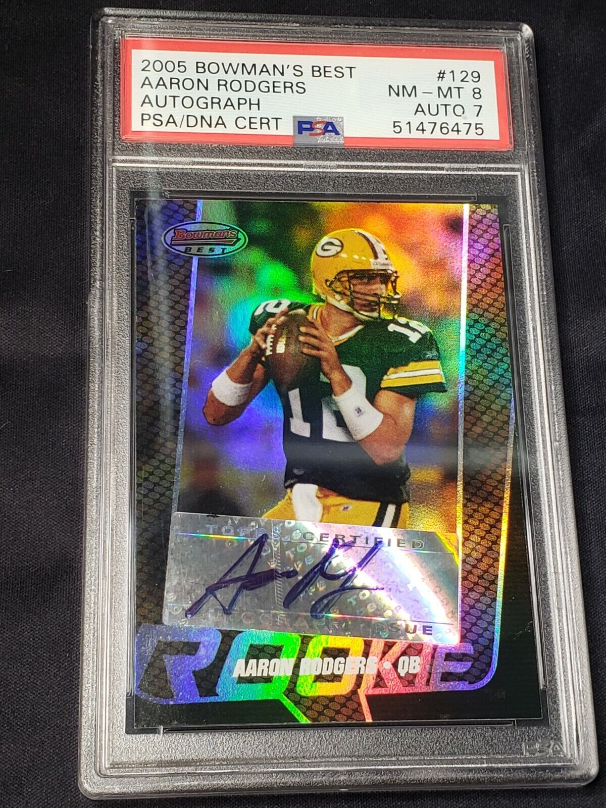 Most valuable Aaron Rodgers rookie cards: 2005 Bowman's best autograph