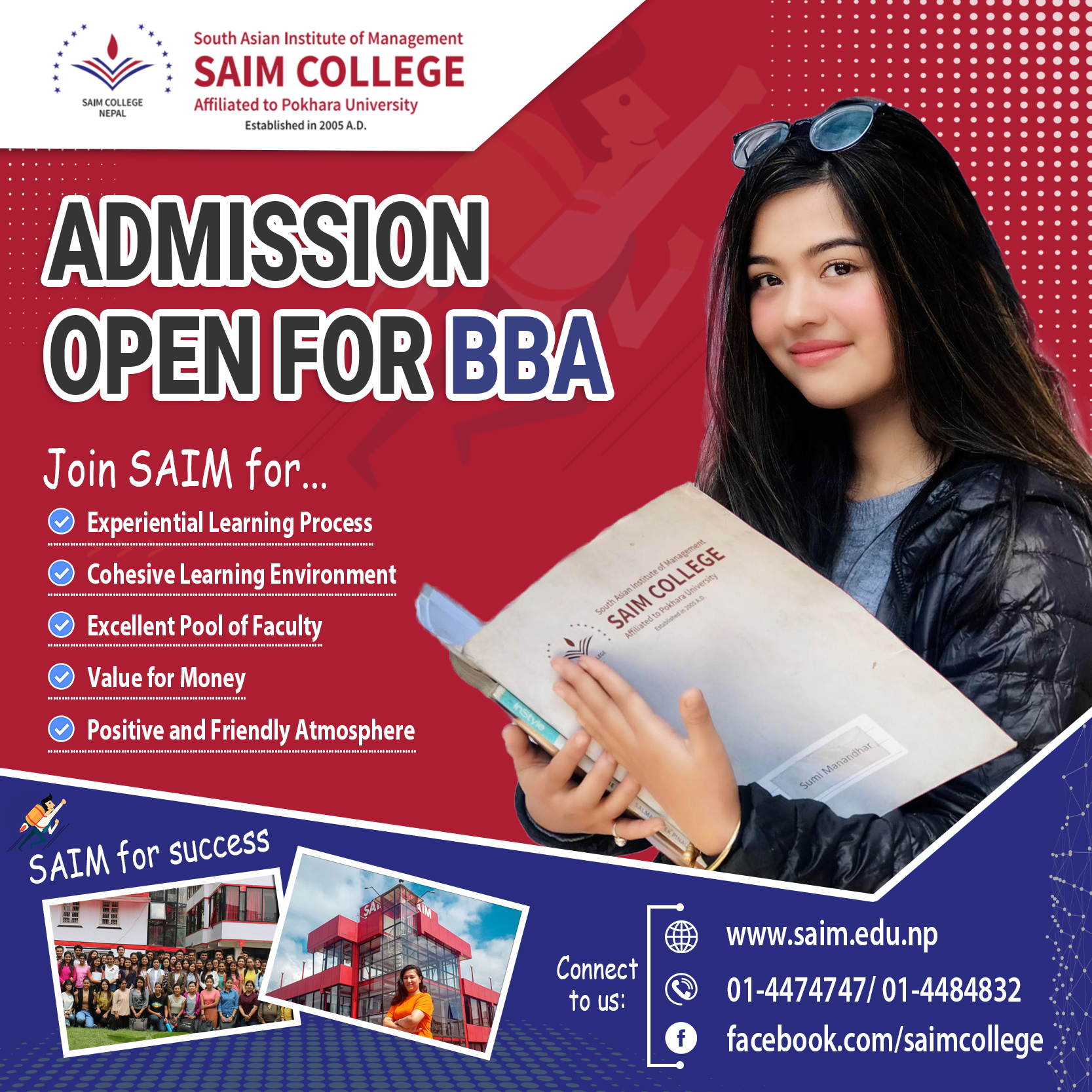 South Asian Institute of Management (SAIM College) #BestManagementCollege #BBA #Spring2021