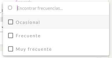 frecuencia 