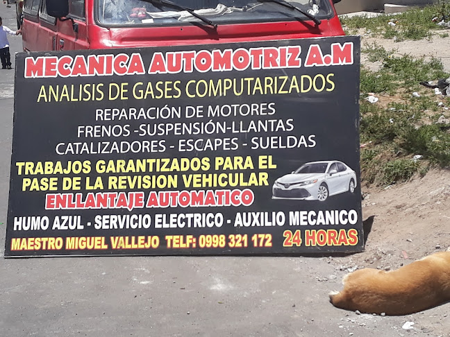 Opiniones de Mecánica Automotriz A.M en Quito - Taller de reparación de automóviles