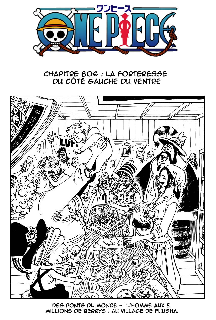 One Piece: Chapter 806 - Page 2