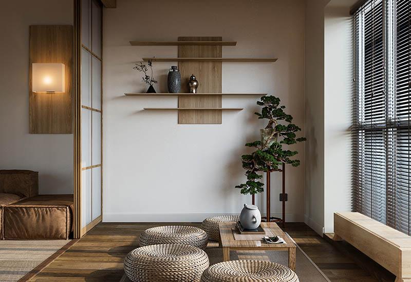 Thiết kế nội thất phong cách Nhật Bản có đặc điểm gì?